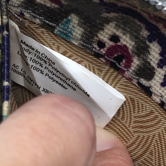 Sakroots Wallet Gray Artsy Zip Around - Picture 12 of 16